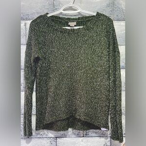 Vero Moda Cool Cape in a Olive Green and white Pattern Sz XS